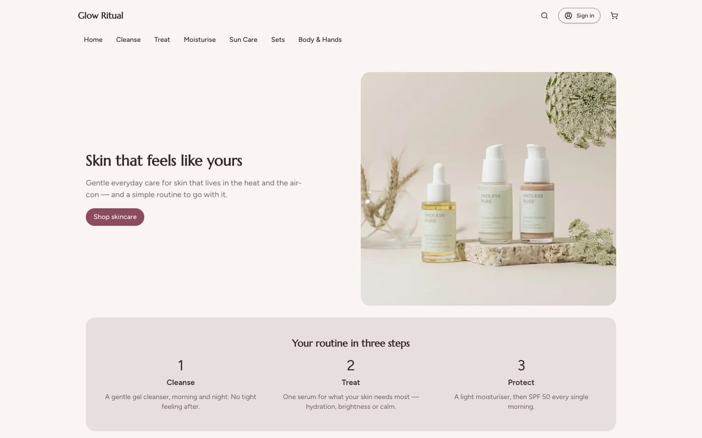 Glow Ritual — Beauty & skincare