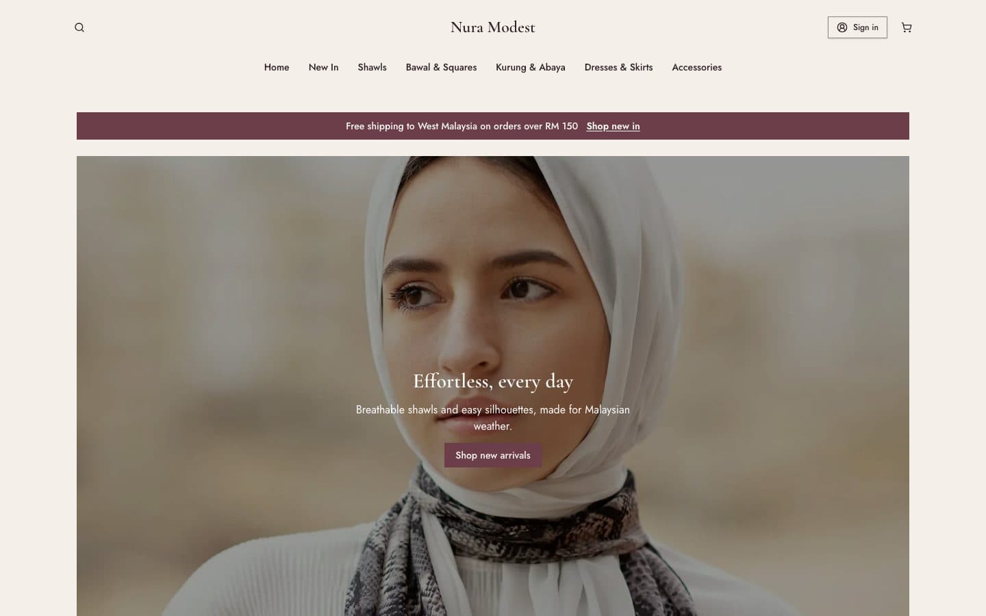 Nura Modest — Modest fashion